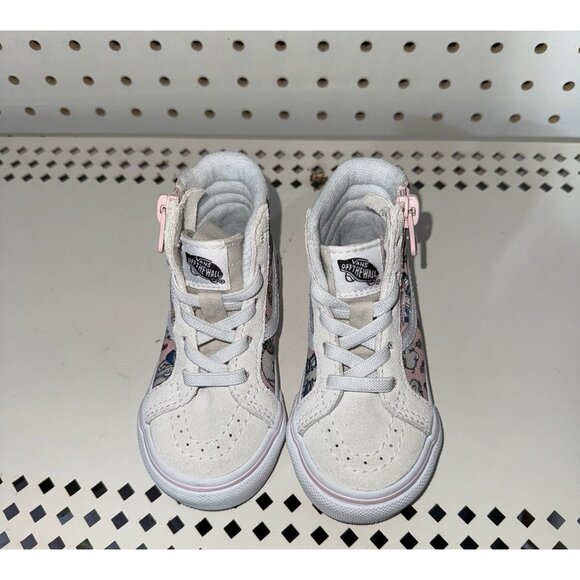 VANS SK8-Hi Reissue Elephantastic Girls Toddler Side Zip Athletic Shoes Size 4.5 - Picture 4 of 8